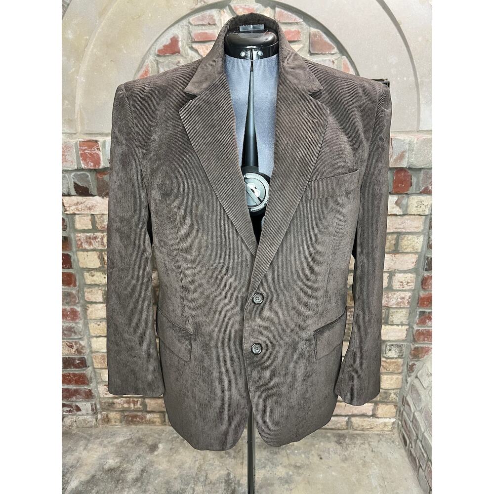 George corduroy blazer sport coat brown
